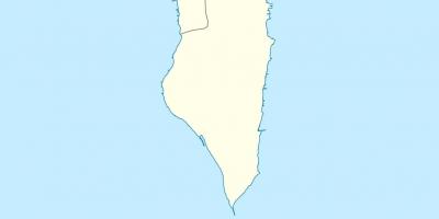 Zemljevid Bahrajnu zemljevid vektor